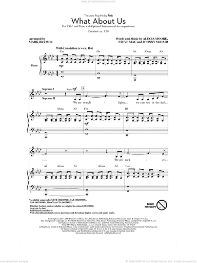 What About Us (arr. Mark Brymer)