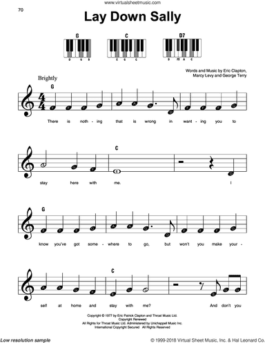 Lay Down Sally, (beginner)