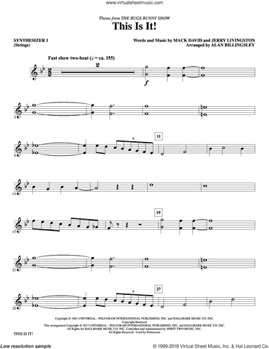 This Is It! (arr. Alan Billingsley) (complete set of parts)