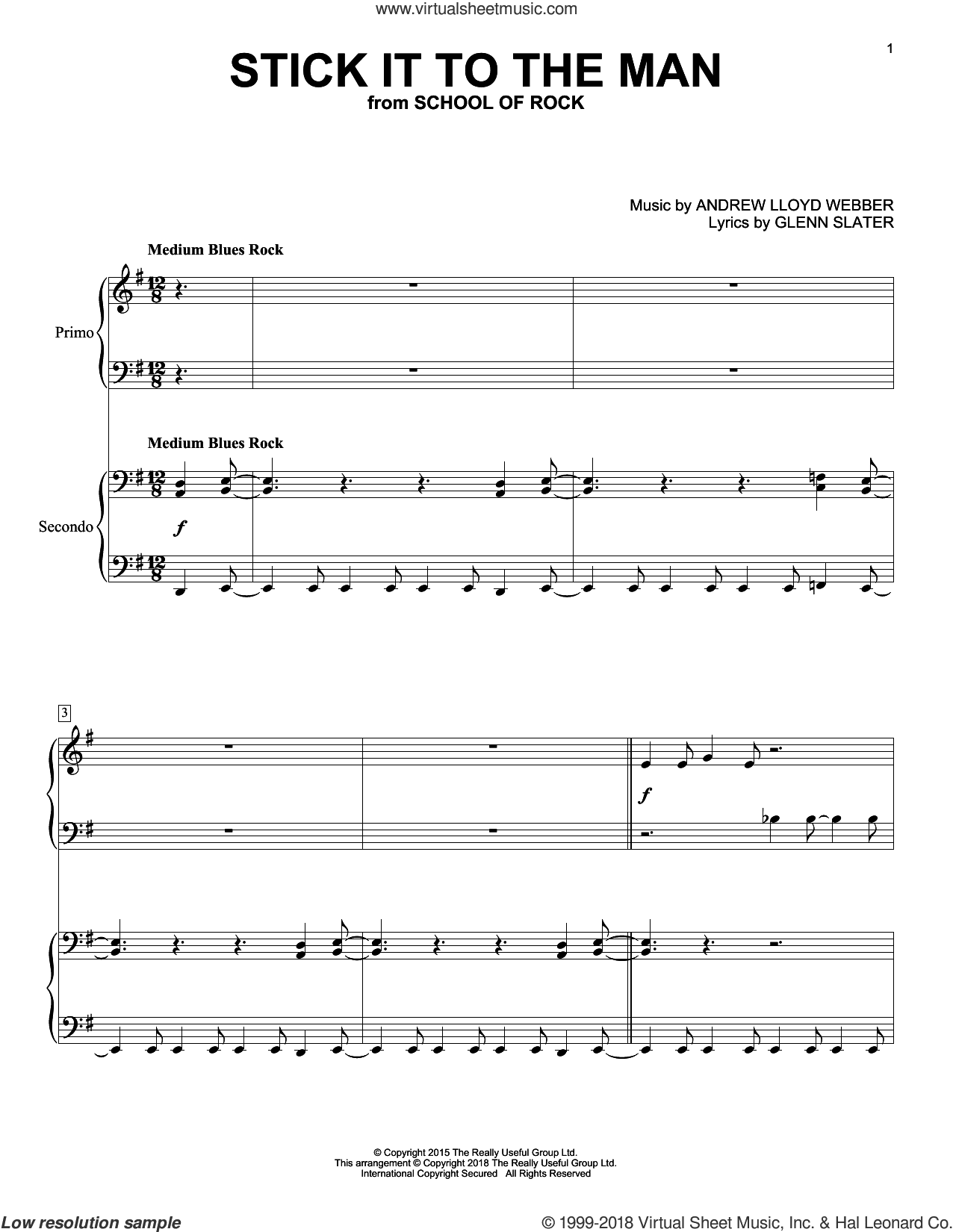 Stick It To The Man (from School of Rock: The Musical)
