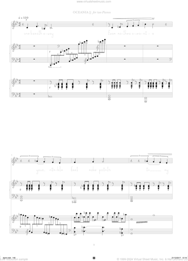 Oceania (for 2 pianos)