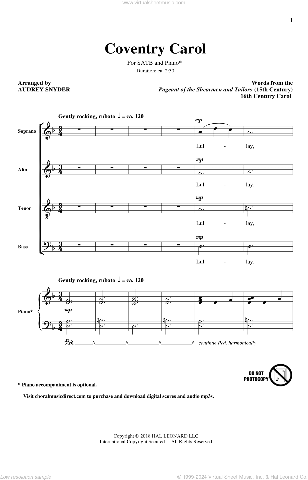 Coventry Carol