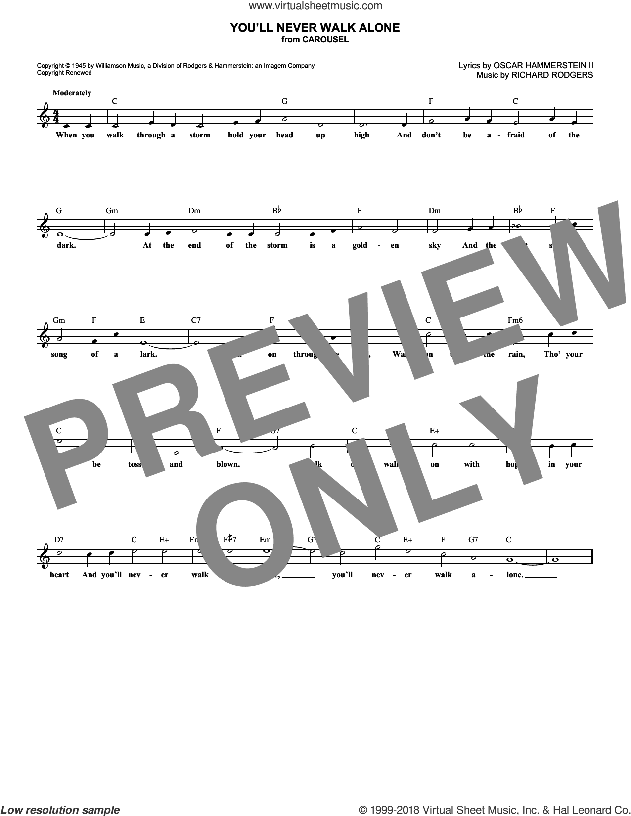 You'll Never Walk Alone (from Carousel)