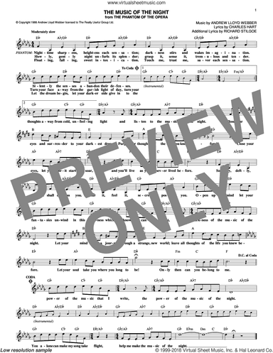 The Music Of The Night (from The Phantom Of The Opera)