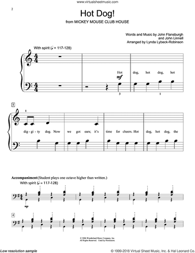 Hot Dog! (arr. Lynda Lybeck-Robinson)