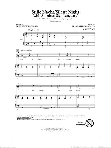 Stille Nacht/Silent Night (With American Sign Language)