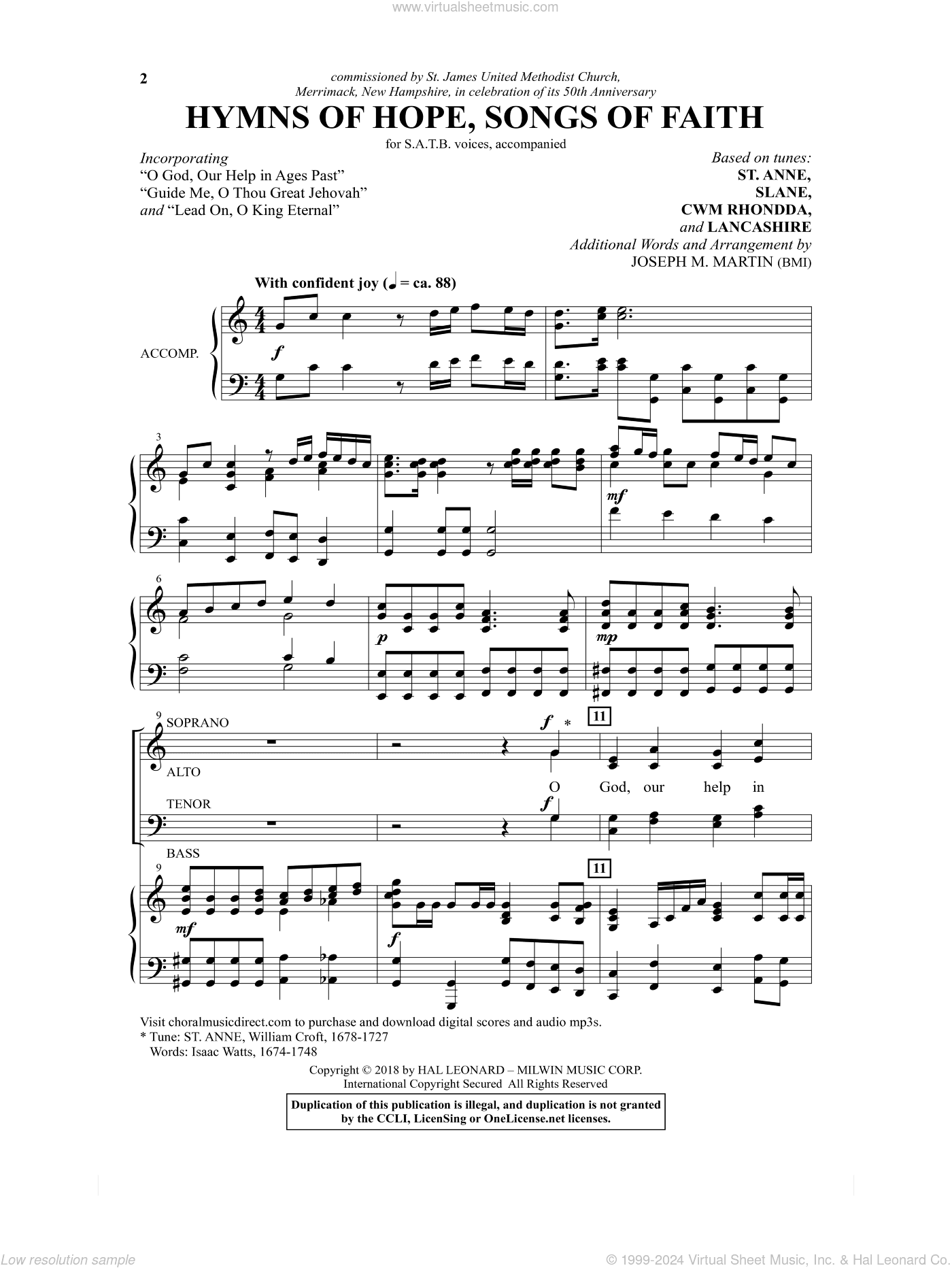 Hymns Of Hope, Songs Of Faith