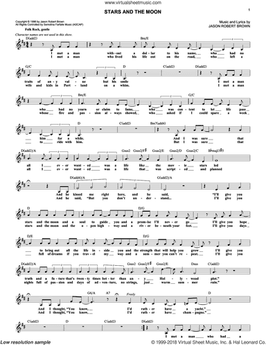 Stars And The Moon (from Songs for a New World)