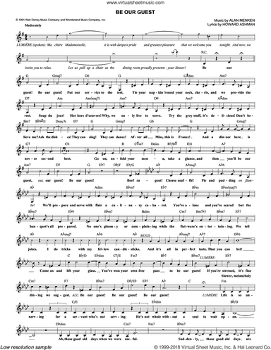 Be Our Guest (from Beauty And The Beast)