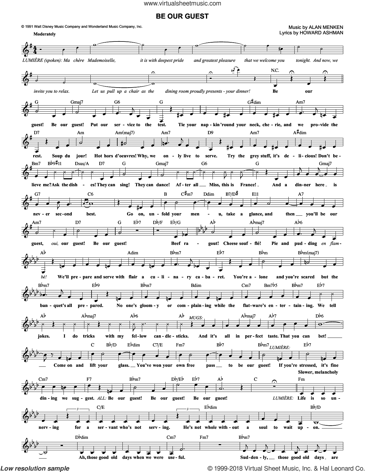 Be Our Guest (from Beauty And The Beast)