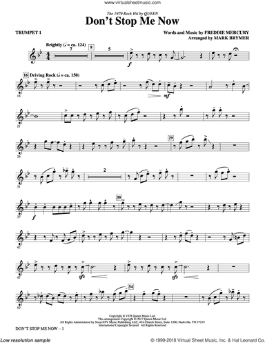 Don't Stop Me Now (arr. Mark Brymer) (complete set of parts)
