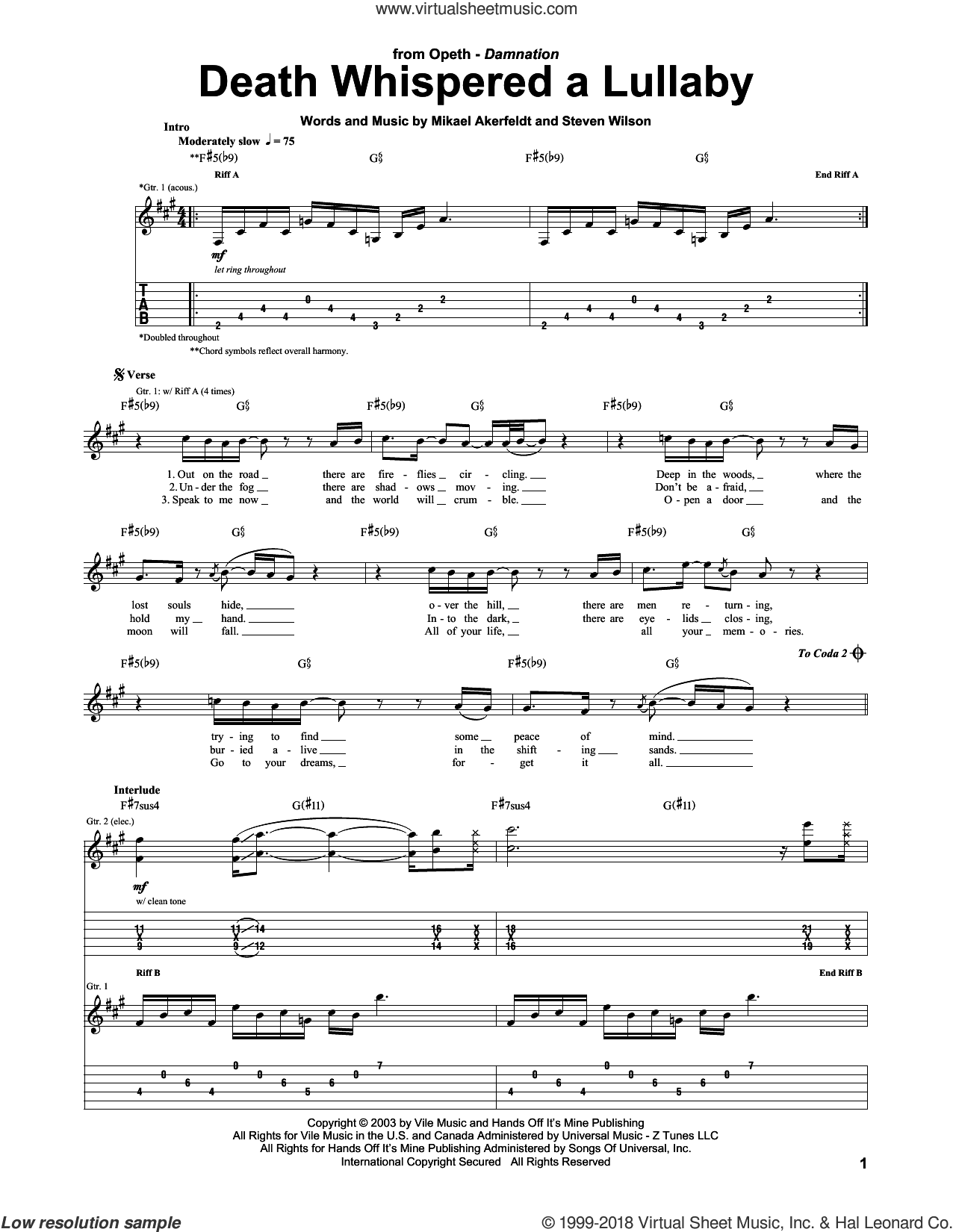 Death Whispered A Lullaby