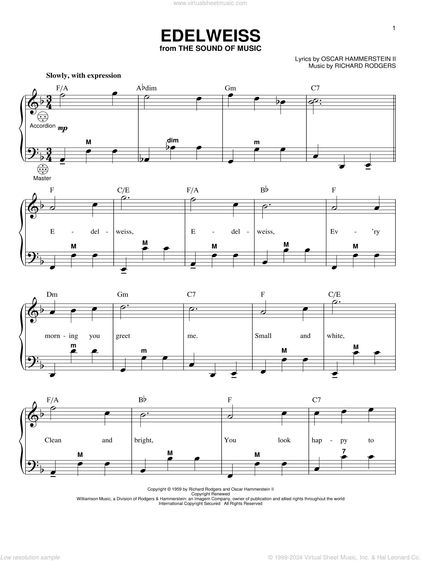 Edelweiss (arr. Gary Meisner)