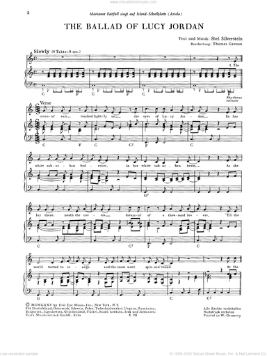 The Ballad Of Lucy Jordan