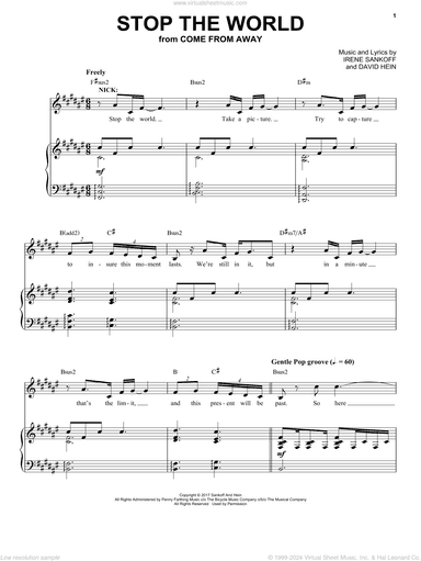 Stop The World (from Come from Away)