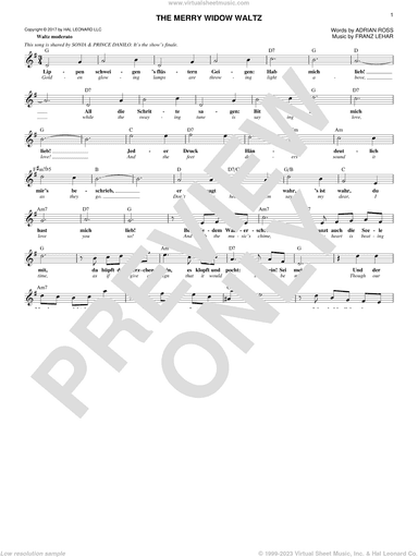 The Merry Widow Waltz