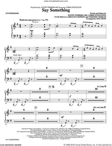 Say Something (feat. Chris Stapleton) (arr. Mac Huff)