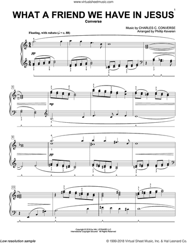 What A Friend We Have In Jesus [Classical version] (arr. Phillip Keveren)