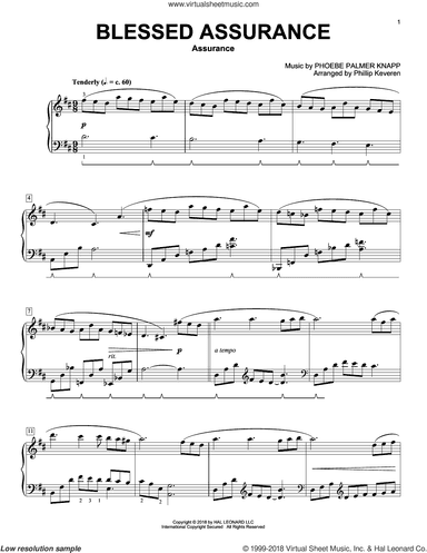 Blessed Assurance [Classical version] (arr. Phillip Keveren)