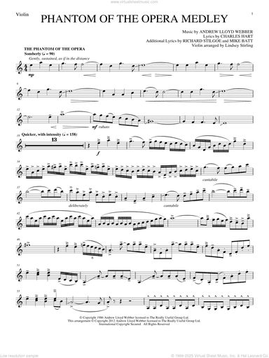 Phantom of The Opera Medley