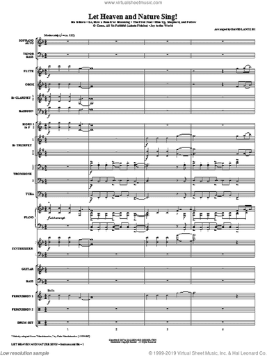 Let Heaven And Nature Sing! (COMPLETE)