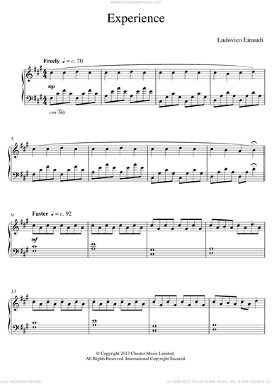 Experience (abridged)