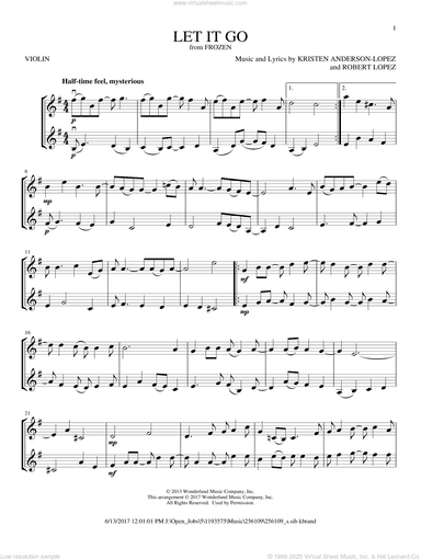 Let It Go (from Frozen)