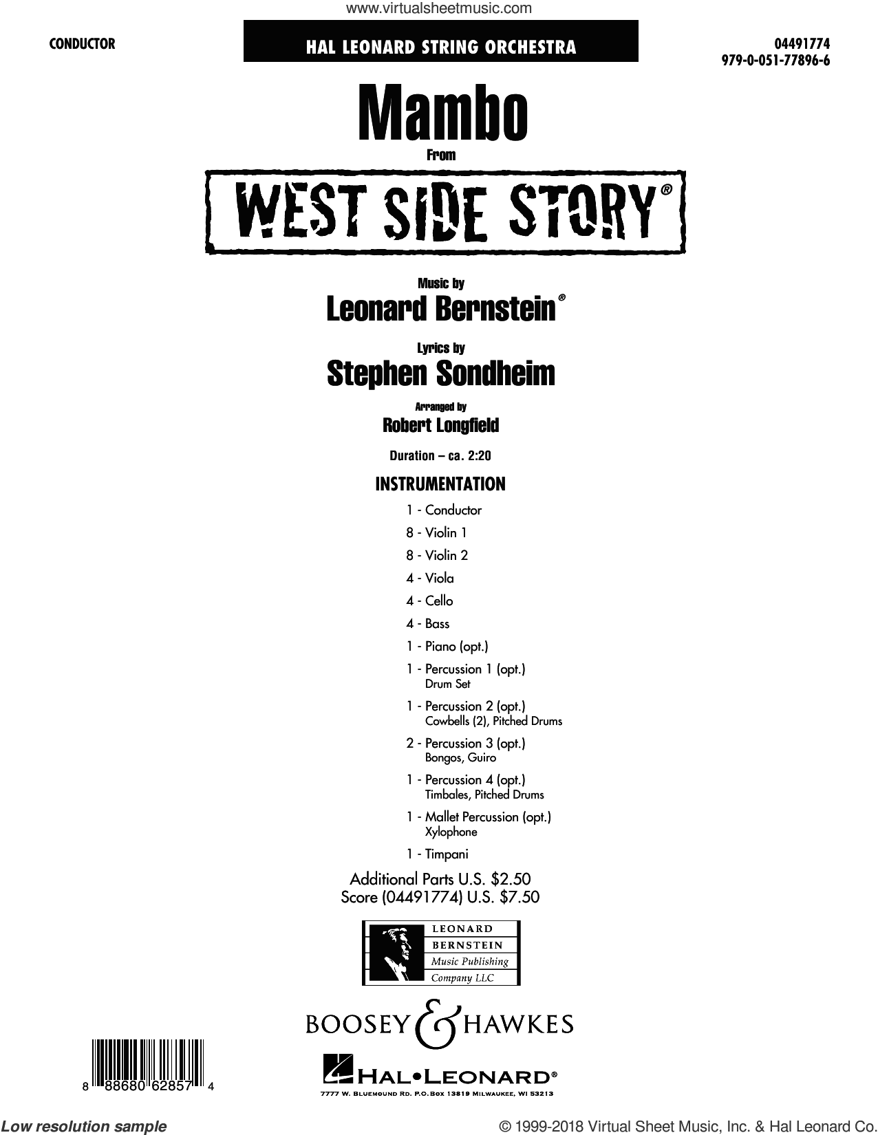 Mambo (from West Side Story) (COMPLETE)