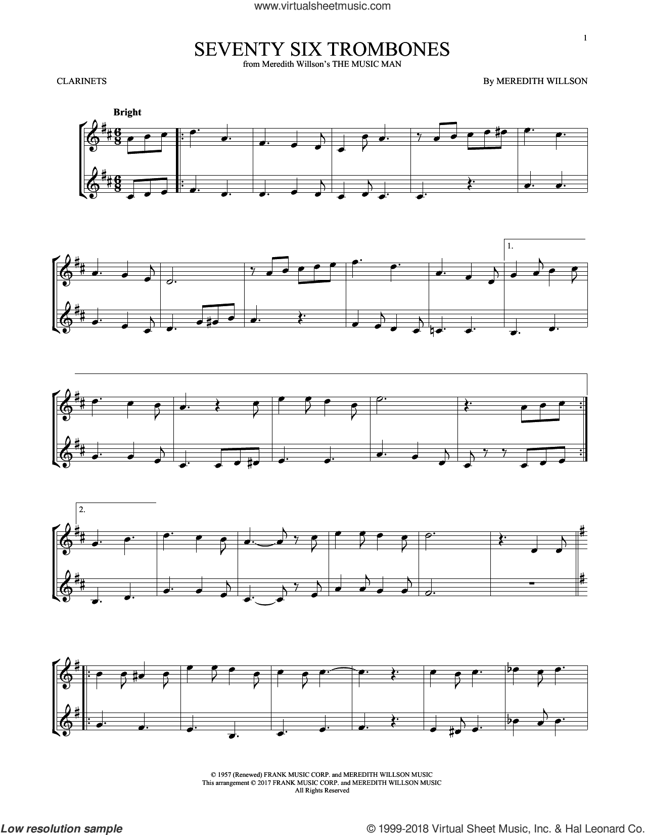 Seventy Six Trombones