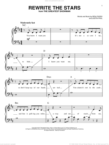 Rewrite The Stars (from The Greatest Showman)
