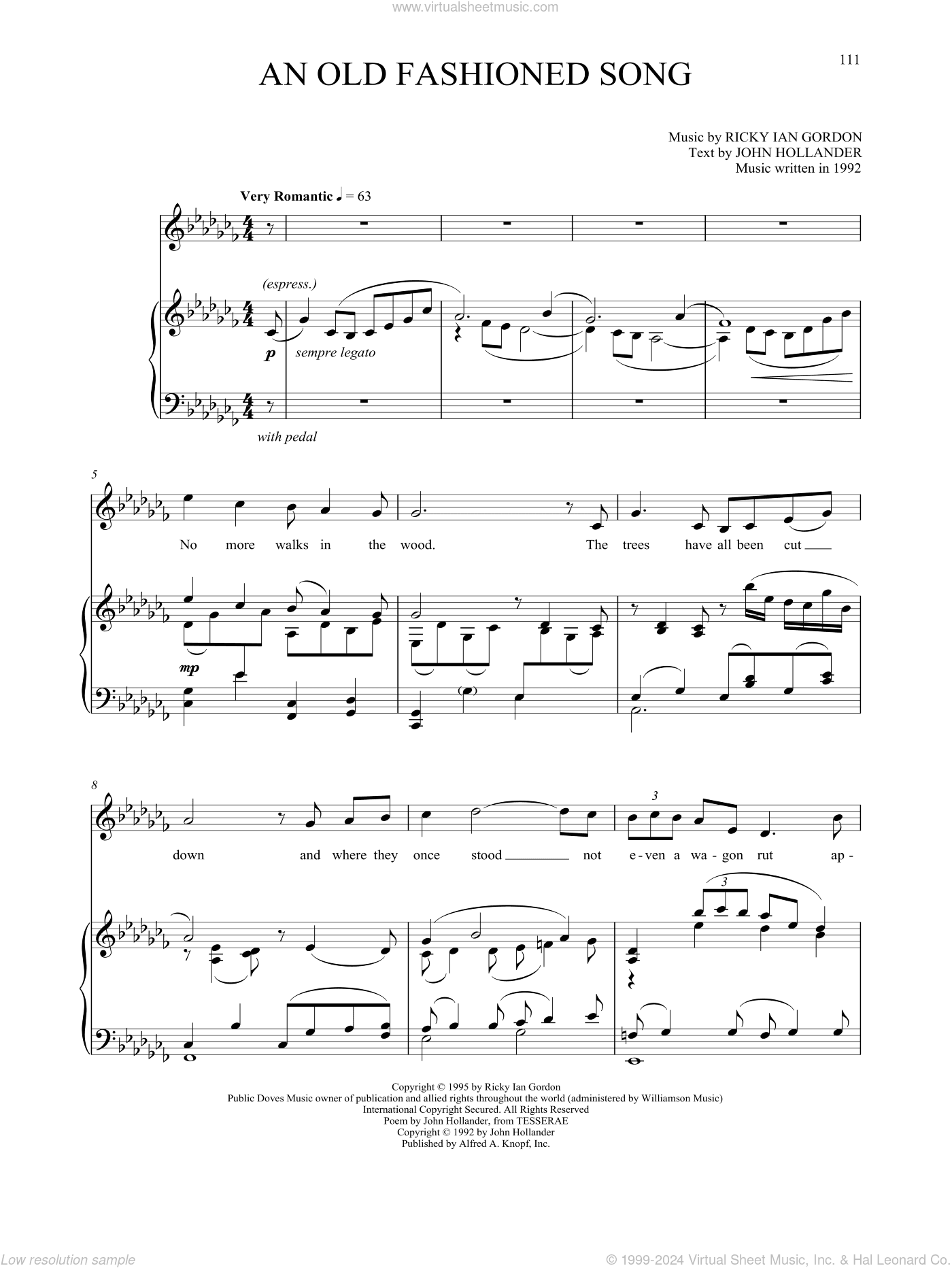 An Old Fashioned Song
