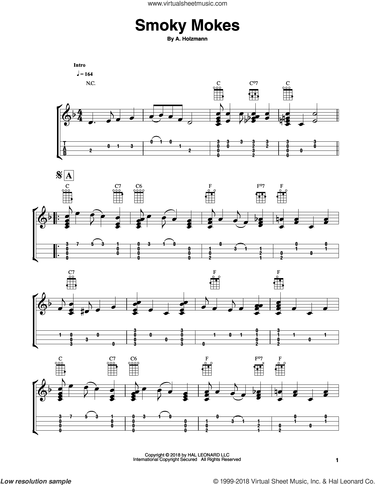 Smoky Mokes (arr. Fred Sokolow)