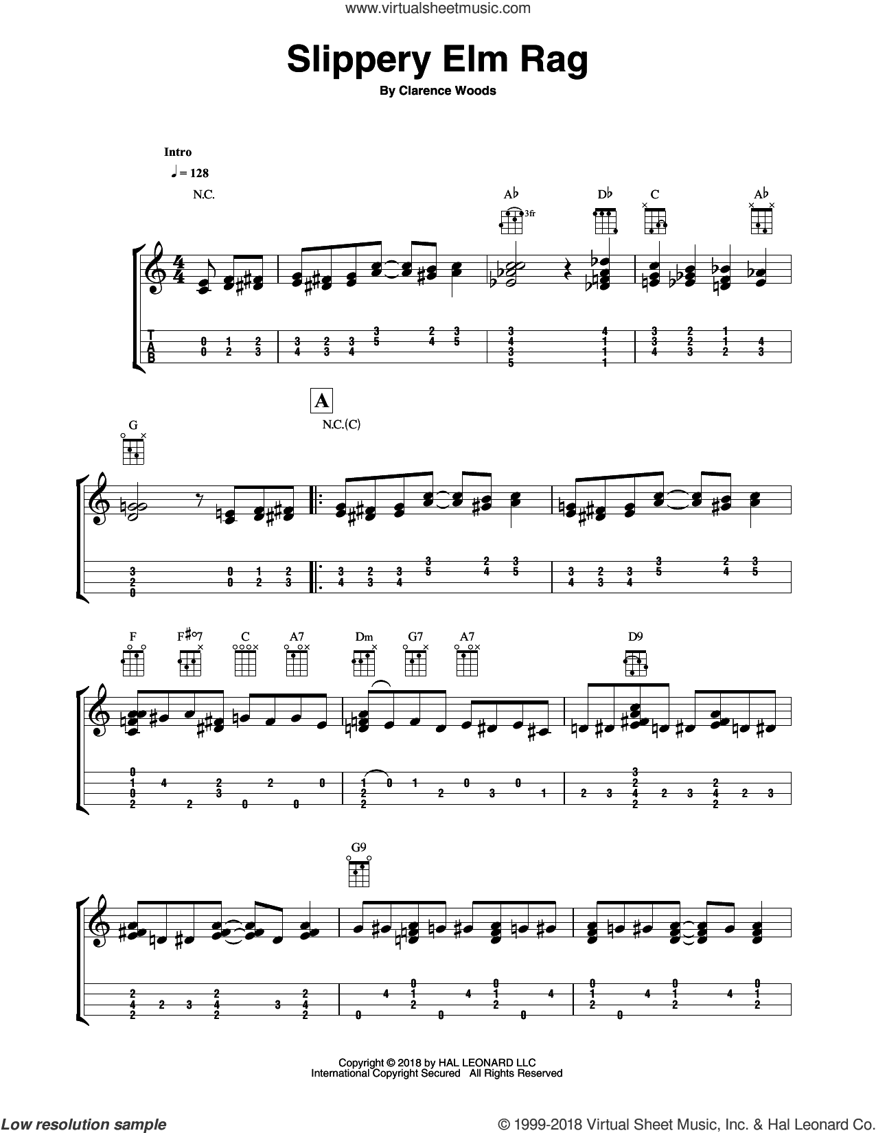 Slippery Elm Rag (arr. Fred Sokolow)