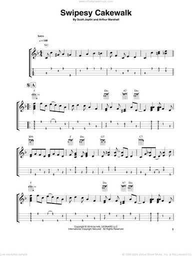 Swipesy Cakewalk (arr. Fred Sokolow)