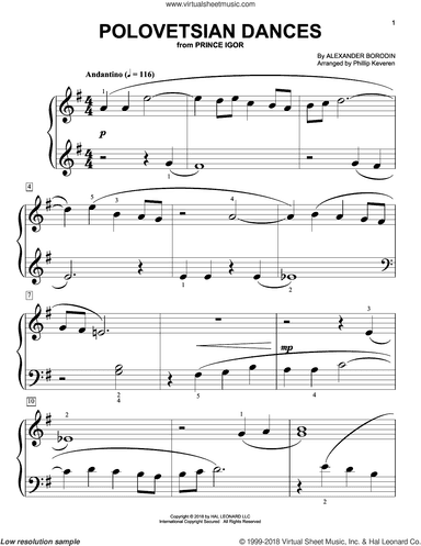 Polovetsian Dances (arr. Phillip Keveren)
