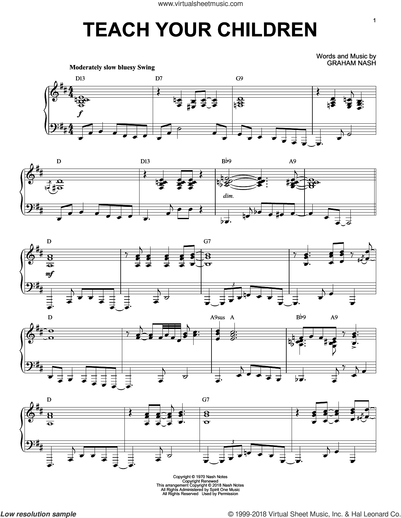 Teach Your Children [Jazz version]