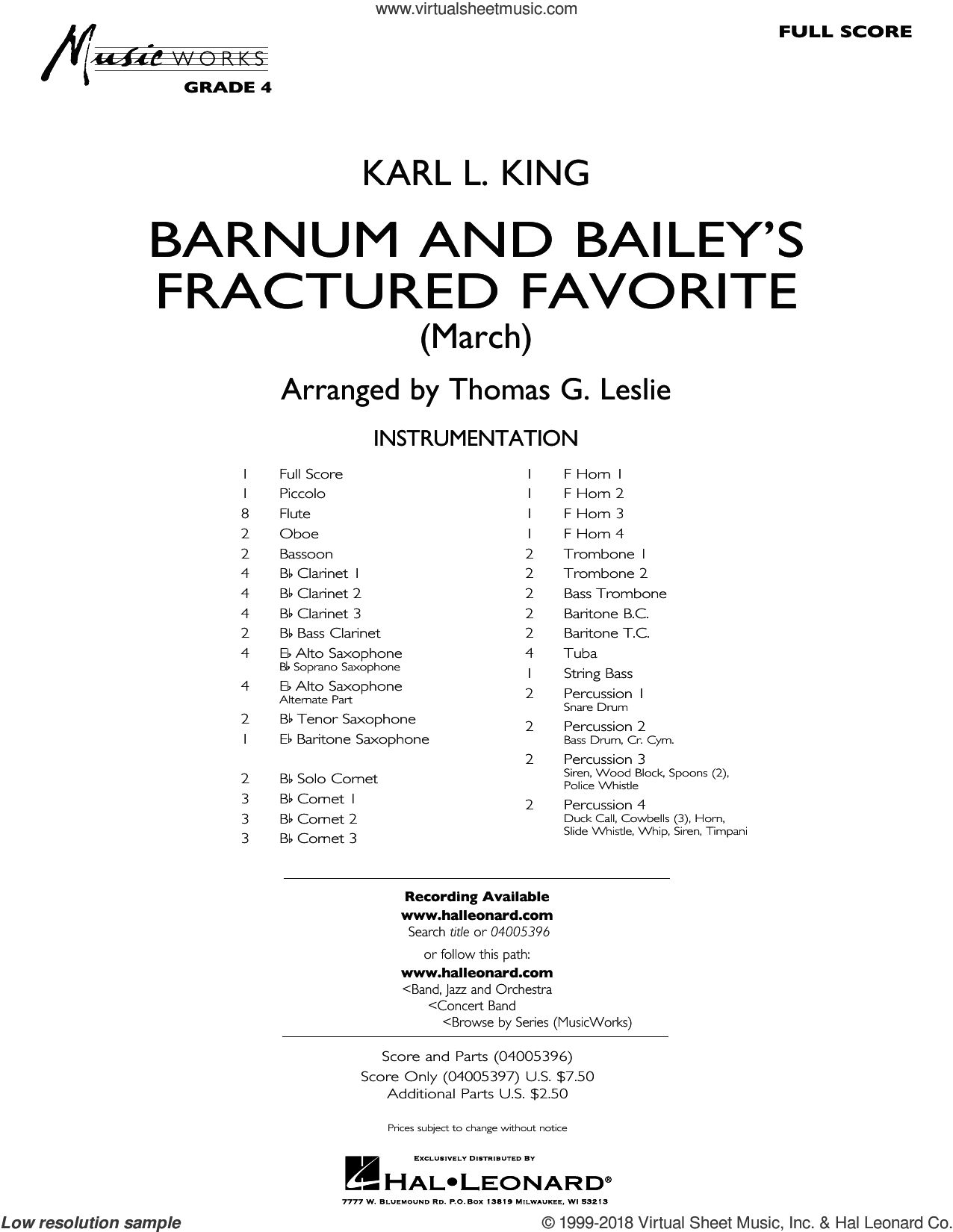 Barnum and Bailey's Fractured Favorite (COMPLETE)