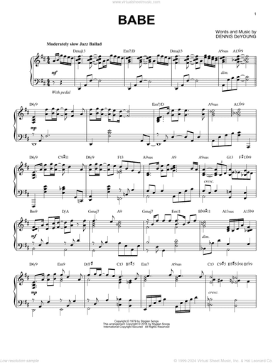 Babe [Jazz version]