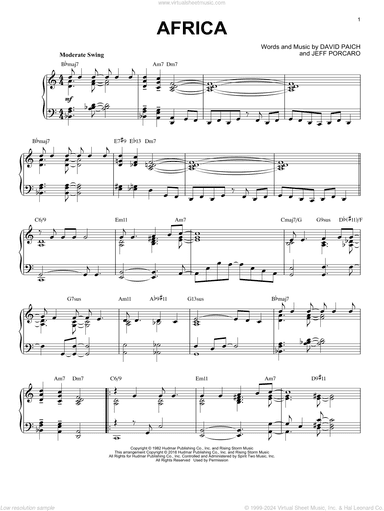 Africa [Jazz version]