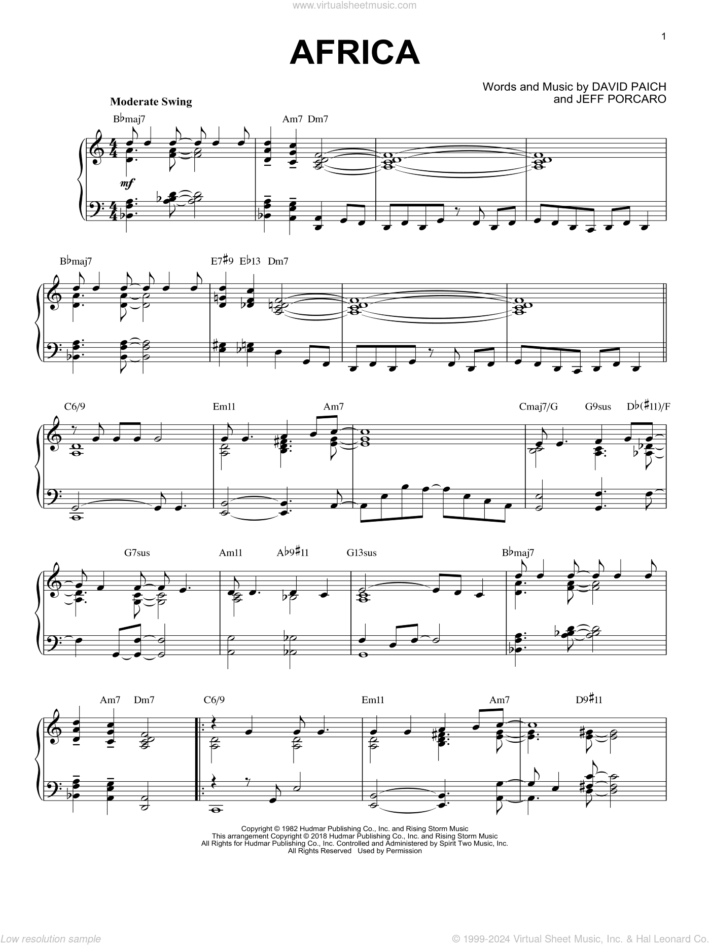 Africa [Jazz version]