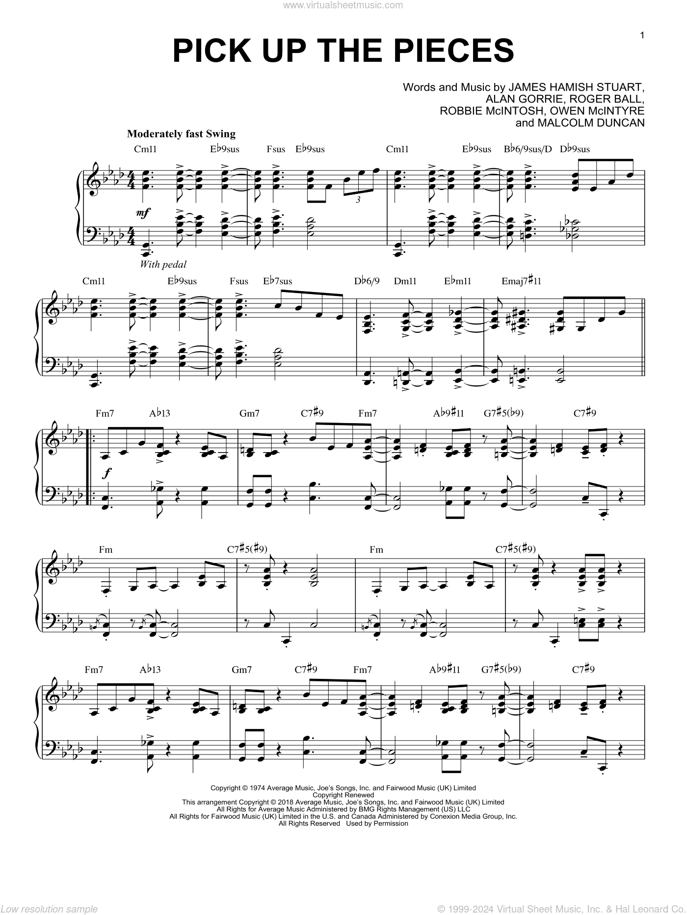 Pick Up The Pieces [Jazz version]
