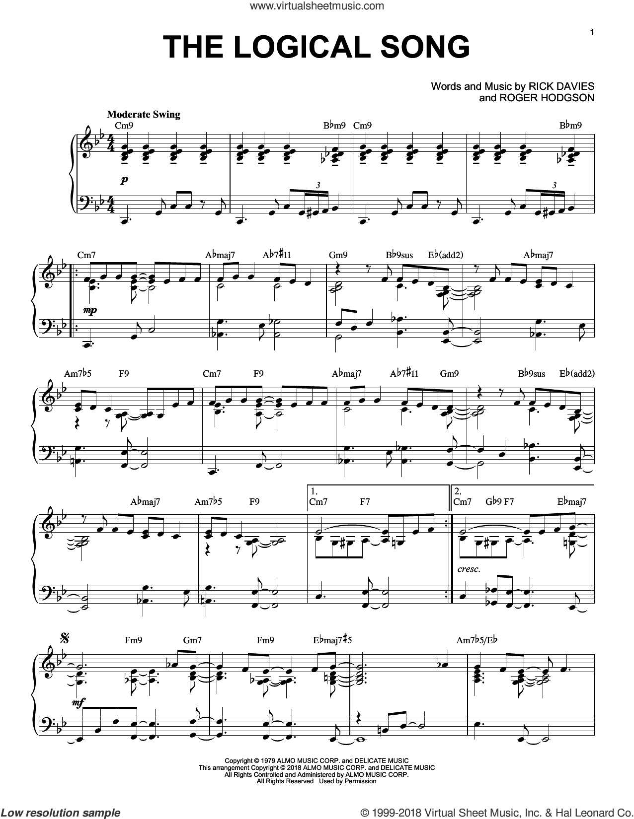 The Logical Song [Jazz version]