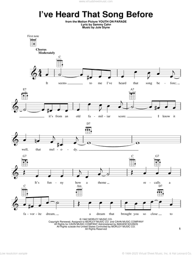 I've Heard That Song Before