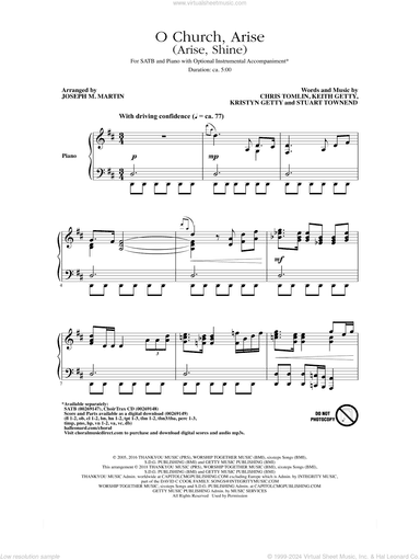 O Church, Arise (Arise, Shine) (arr. Joseph M. Martin)
