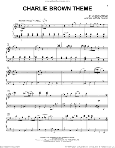 Charlie Brown Theme (arr. Phillip Keveren)
