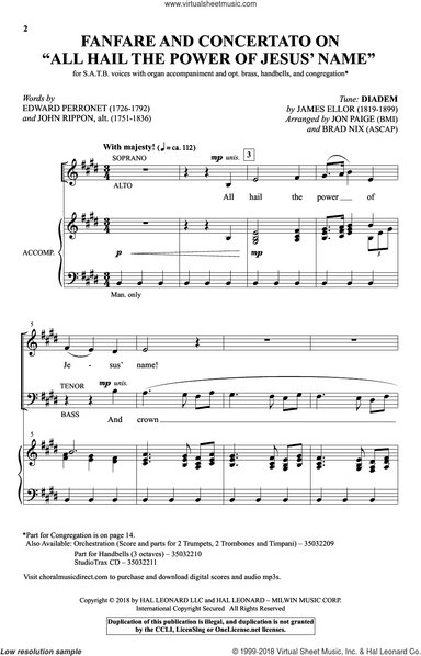 Fanfare And Concertato On "All Hail The Power Of Jesus' Name"