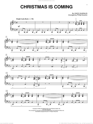 Christmas Is Coming (arr. Phillip Keveren)