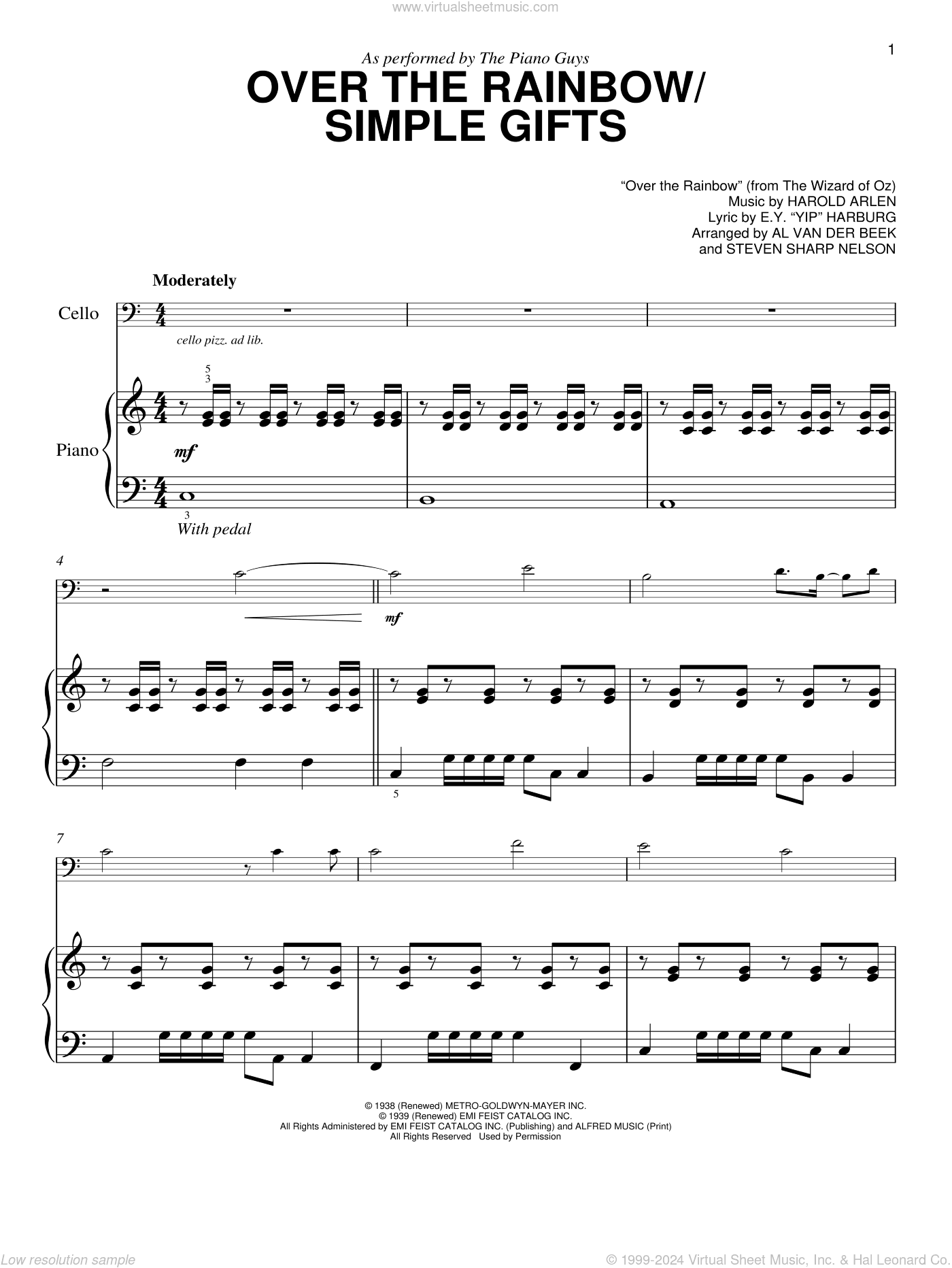 Over The Rainbow / Simple Gifts