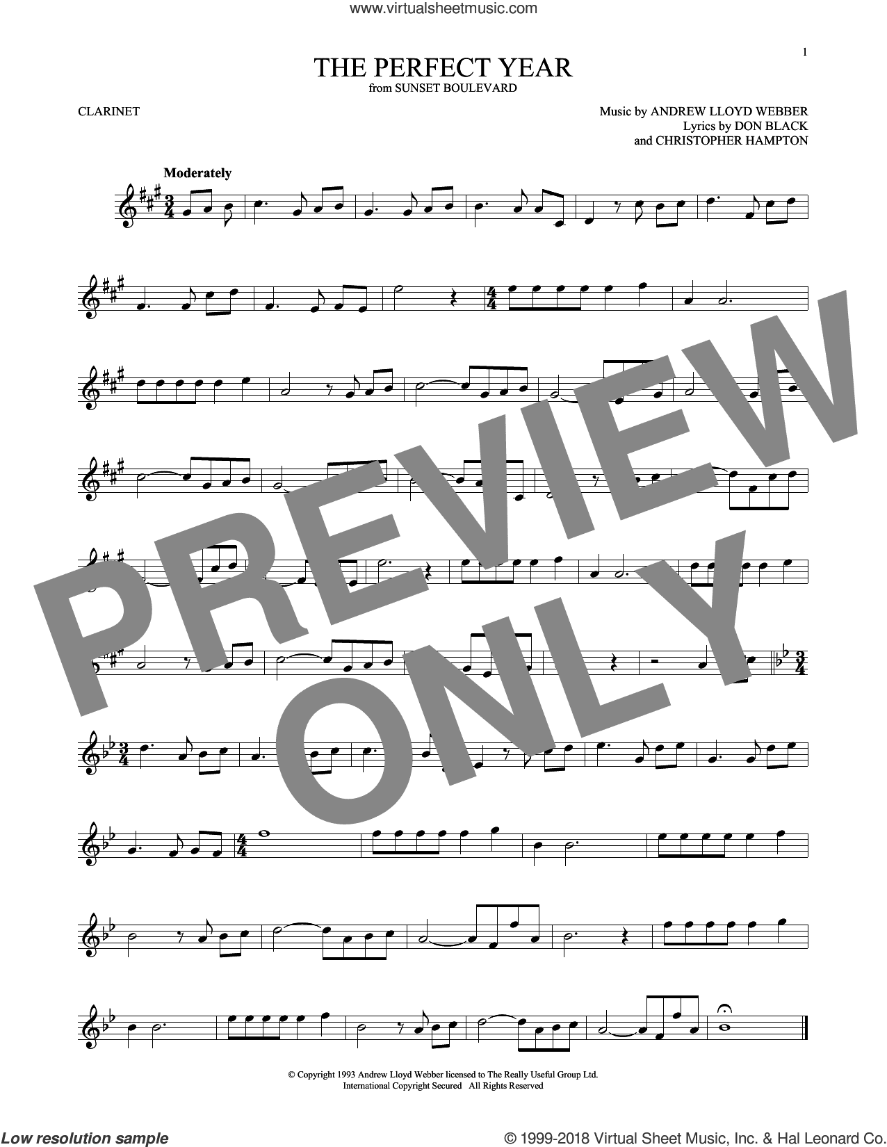 The Perfect Year (from Sunset Boulevard)