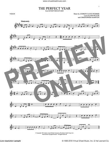 The Perfect Year (from Sunset Boulevard)